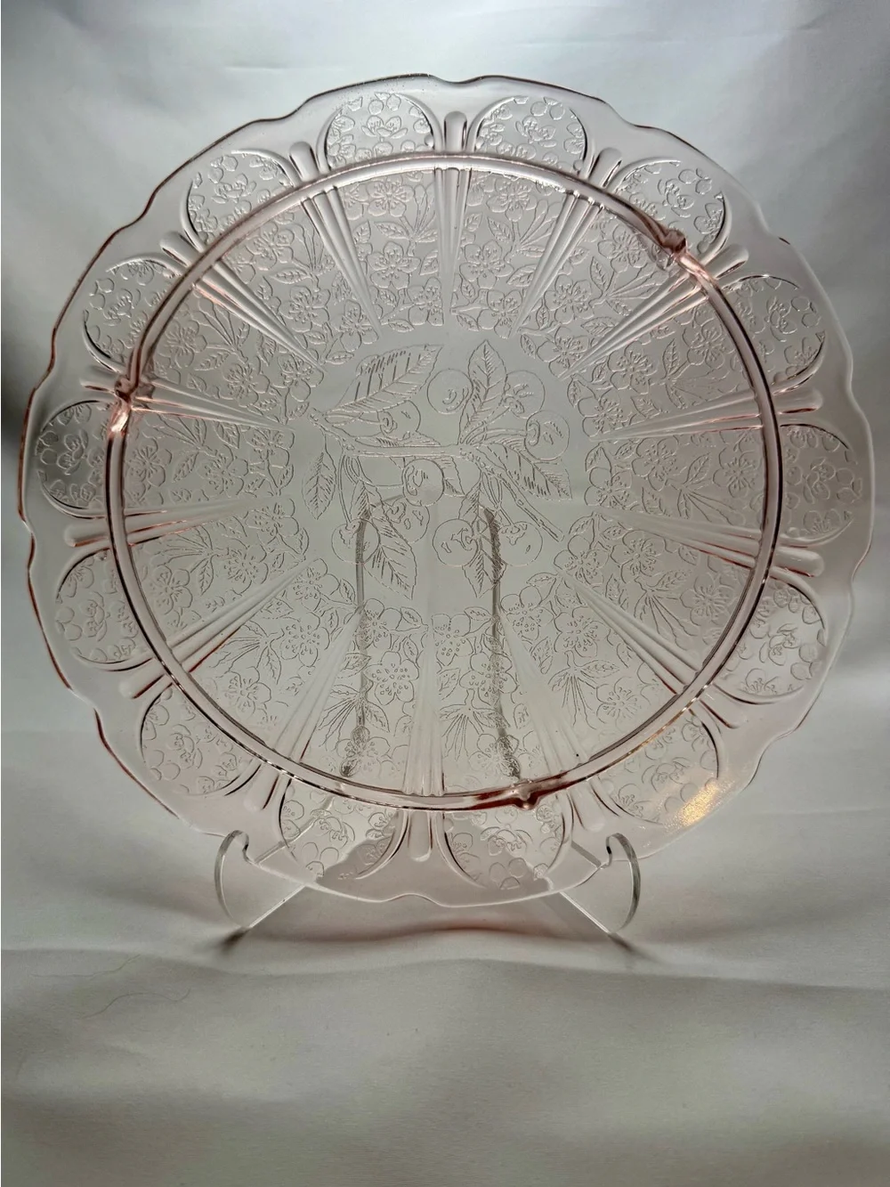 Jeannette Glass - Vintage Cake Plate